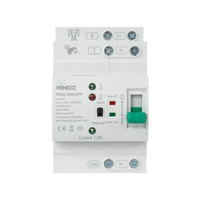 Interruptor ATS de doble potencia 80A